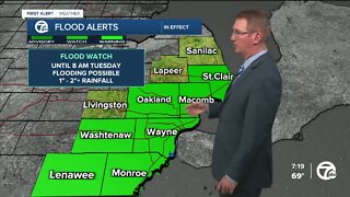 Flood watch overnight