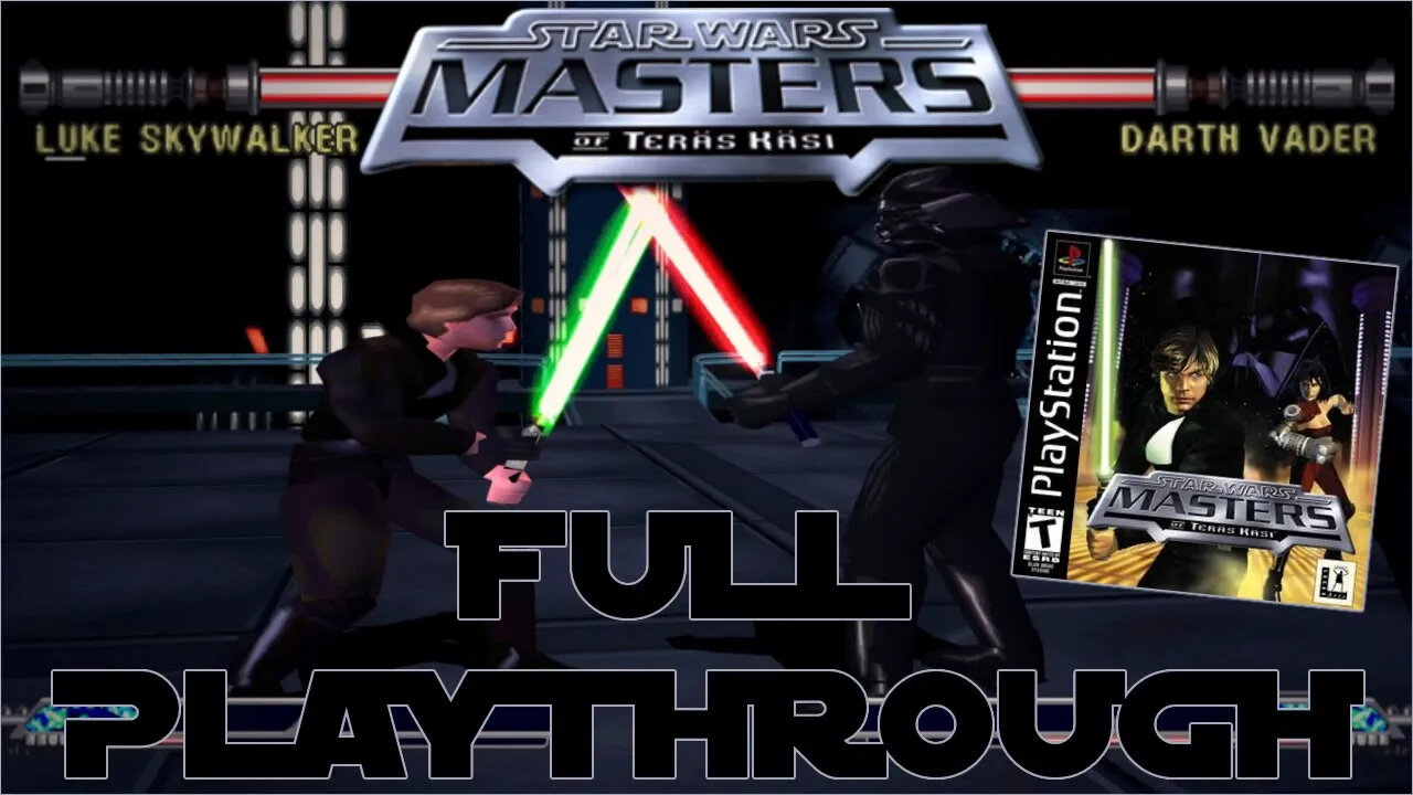 Star Wars Masters Of Teras Kasi Full PlayThrough (Longplay) DuckStation Emulator