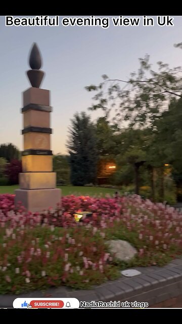 Beautiful evening view in uk