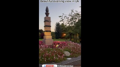 Beautiful evening view in uk