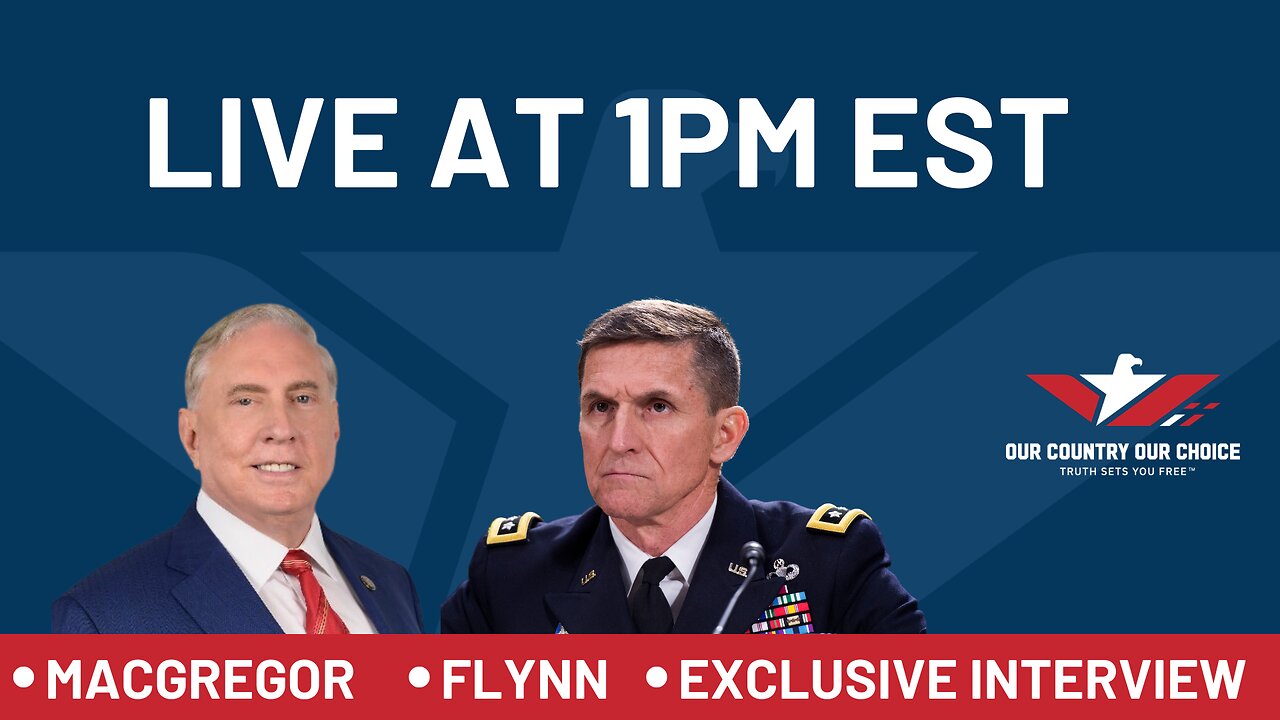 LIVE - Col Macgregor with Gen Flynn