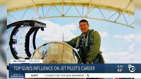 Top Gun's influence on San Diego Navy fighter pilot's 20-year career