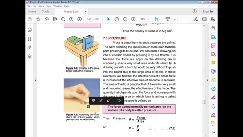 PHYSICS Class 9th Lecture#3 CH#7 Pressure