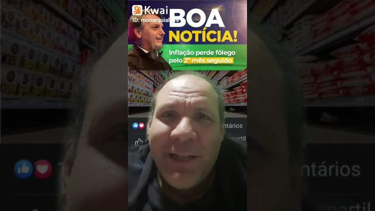 Governo Bolsonaro: inflação cai pelo segundo mês consecutivo, boa notícia