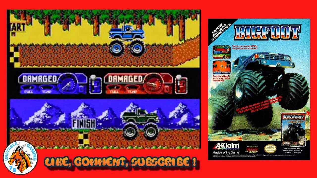 Bigfoot - NES Gameplay