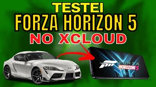 Testando o FORZA HORIZON 5 no XCLOUD para ANDROID em rede 2.4 Ghz e 5 Ghz