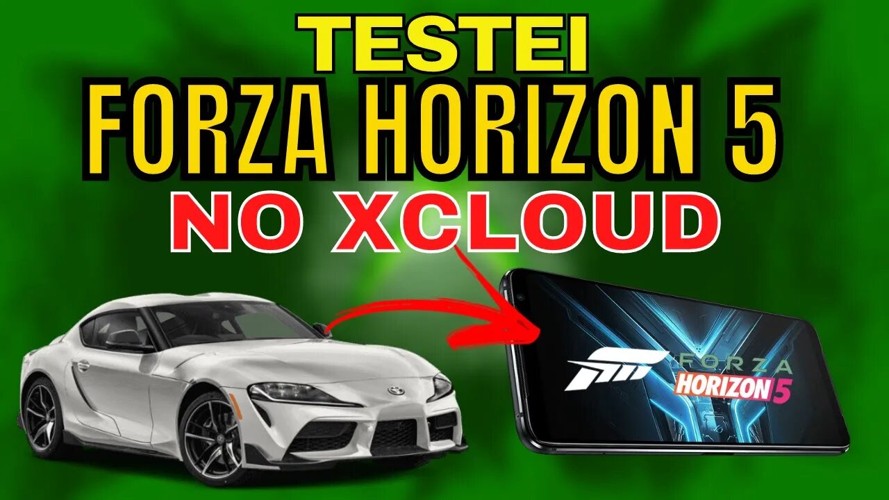 Testando o FORZA HORIZON 5 no XCLOUD para ANDROID em rede 2.4 Ghz e 5 Ghz