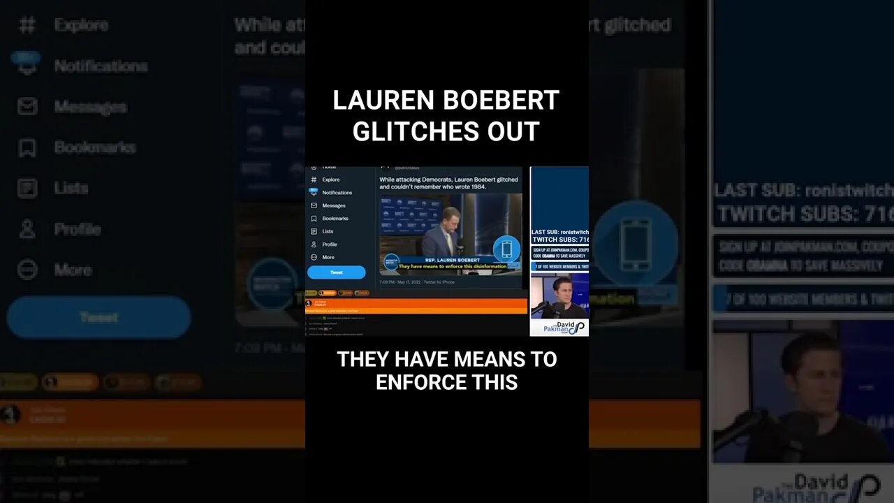 Lauren Boebert Glitches Out #shorts