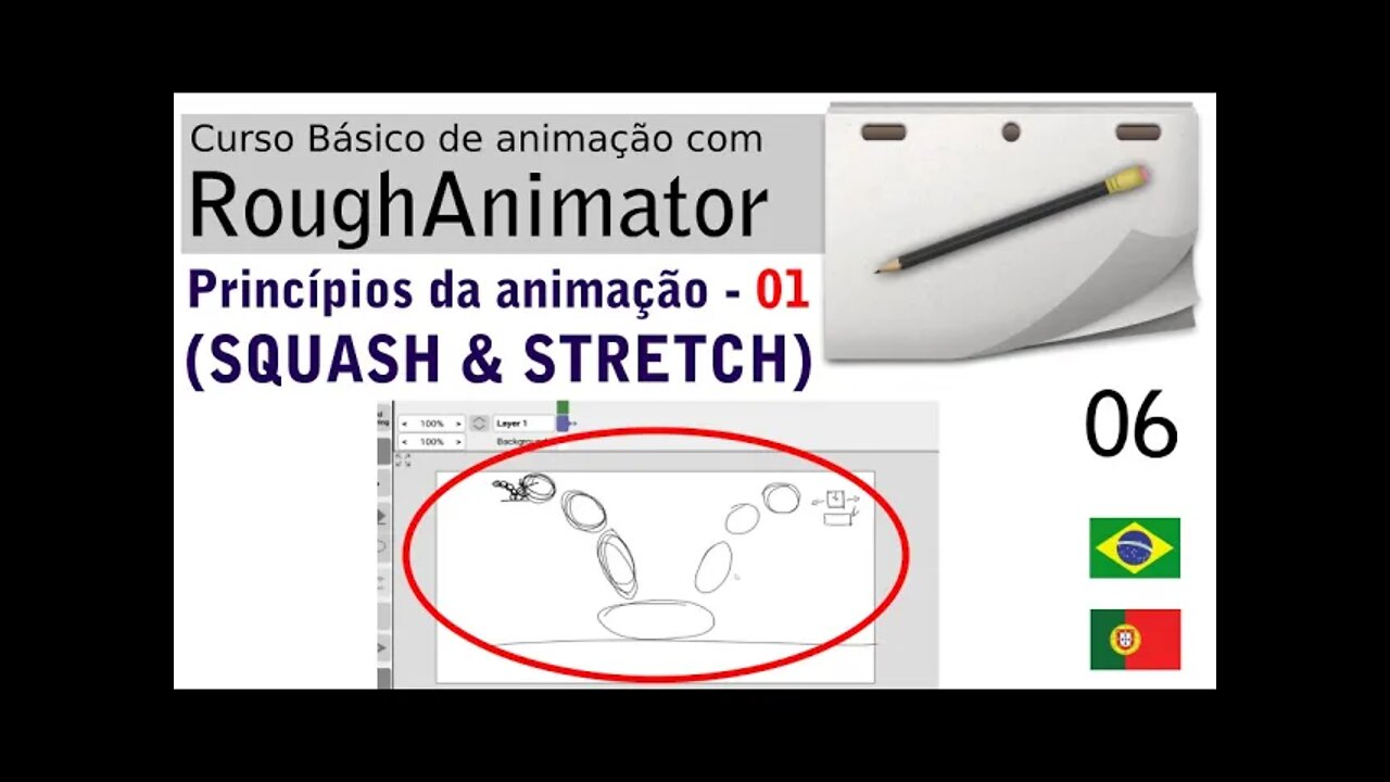 Princípios da animação - 01 (Squash & Stretch) - RoughAnimator 05