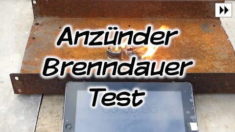 Mach's Dir. Selbst. - Anzünder Brenndauer Test