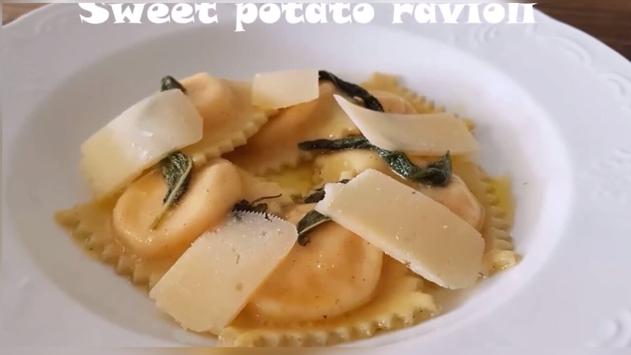 Sweet Potato and Ricotta Ravioli Recipe