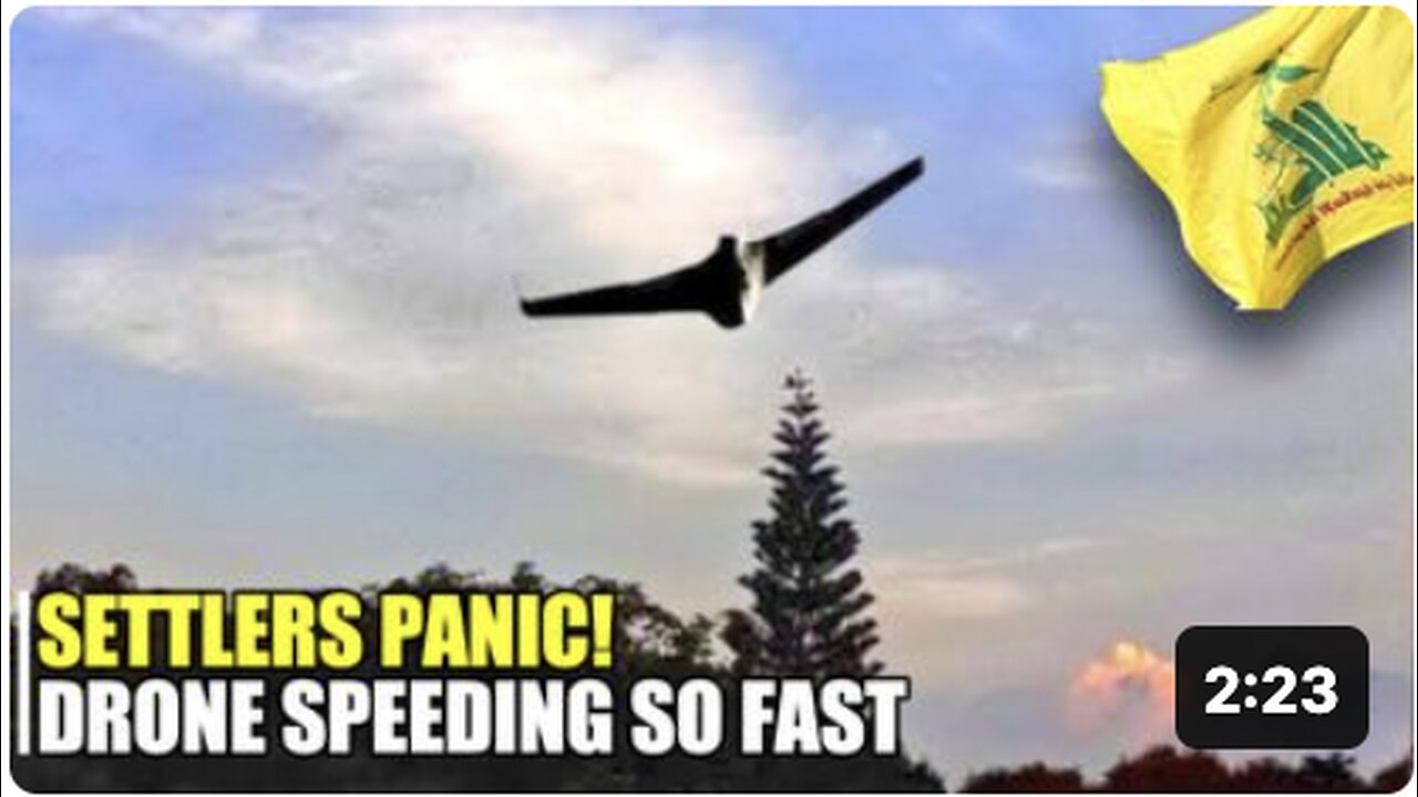 Drone speeding up quickly from Lebanon and exploded in Beit Hillel