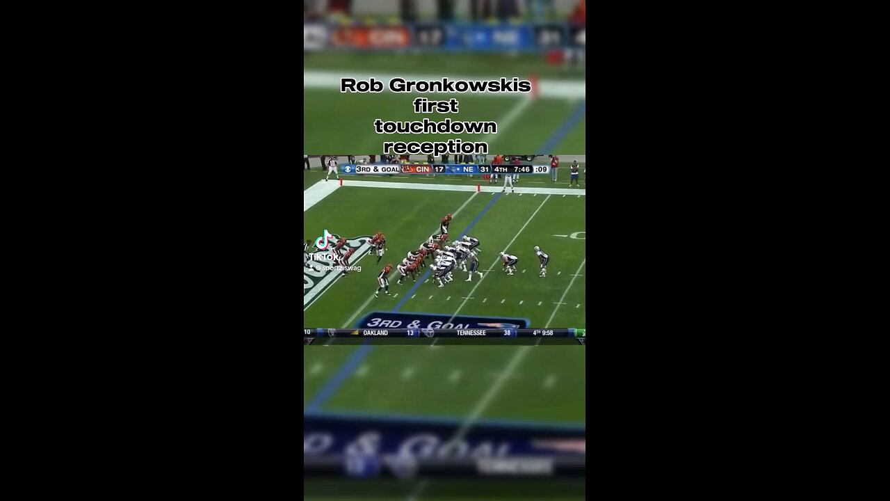 Gronks first and last career touchdown