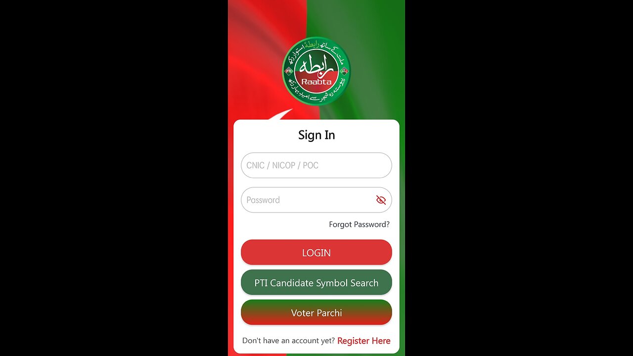 Raabta App for PTI