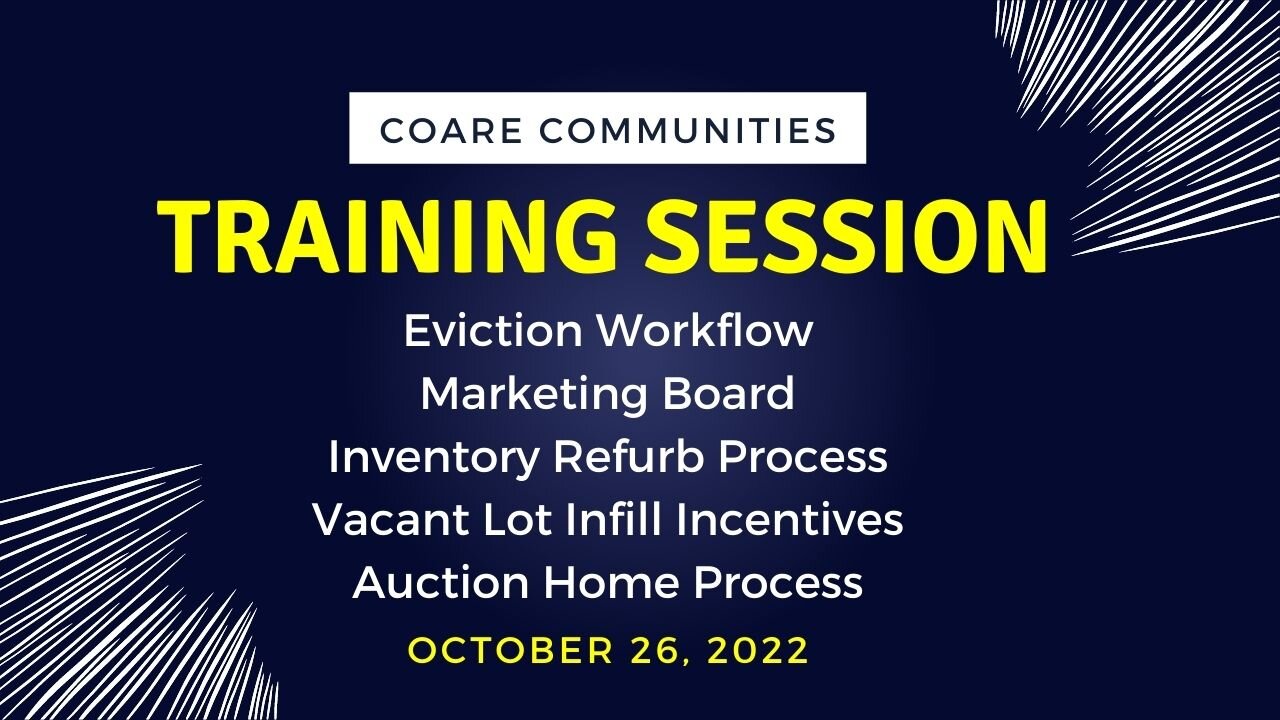 COARE Training Session 10-26-22
