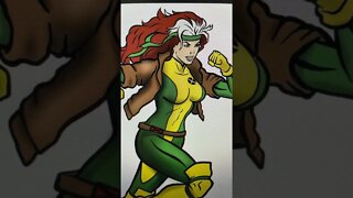 I Want to Draw ✍️ Rogue X-Men - Shorts Ideas 💡