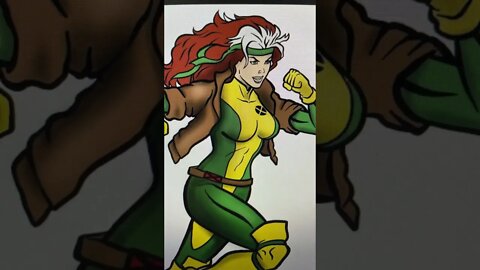 I Want to Draw ✍️ Rogue X-Men - Shorts Ideas 💡