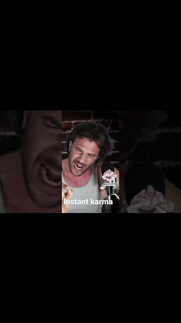 Instant Karma for douche bag skateboarder