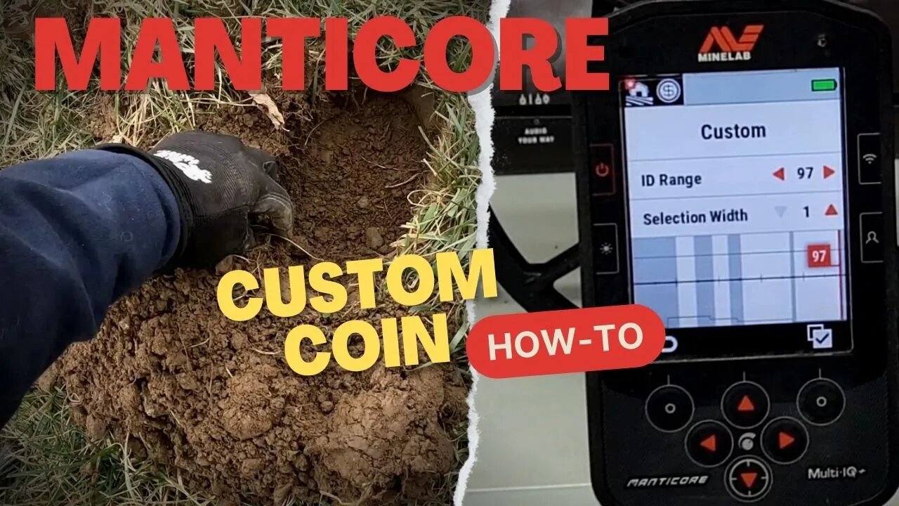 Minelab Manticore Custom Coin Program with Real Digs, Target Tones, and Disc Patterns!