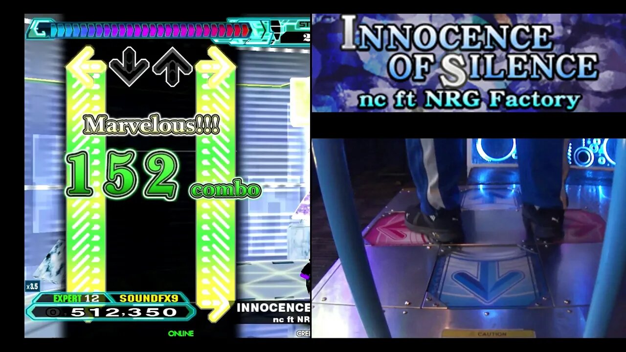 INNOCENCE OF SILENCE - EXPERT - AA#435 (Full Combo) on Dance Dance Revolution A20 PLUS (AC, US)