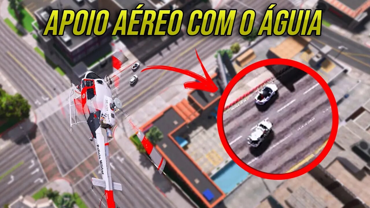 OCORRÊNCIAS AÉREAS - COM O ÁGUIA 10 NÃO TEM PINOTE! - GTA 5 RP