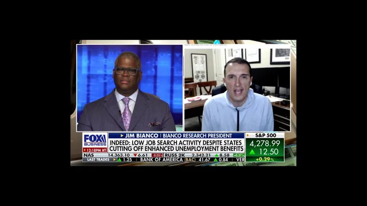 Jim Bianco joins Fox Business to discuss the worker shortage and the end of unemployment benefits
