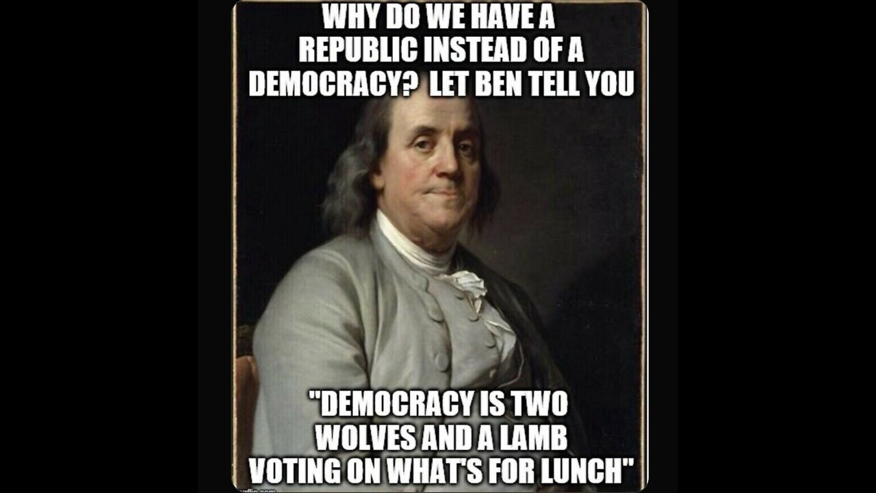 AMERICA is NOT a "DEMOCRACY" **PROOF** The USA is a Constitutional REPUBLIC!!!