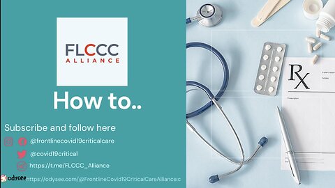 Instructional video: How to mix the Low Dose Methylene Blue solution in the FLCCC I-RECOVER Protocol