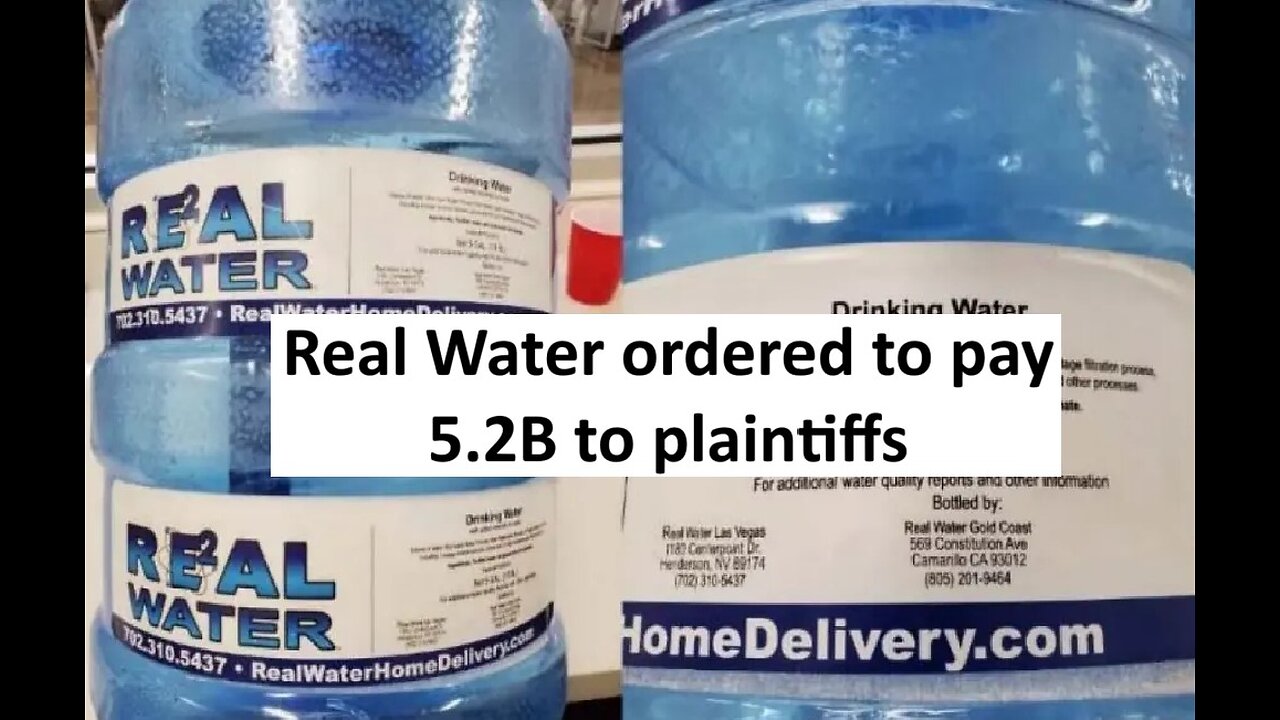 Realwater company to pay 5.2B in lawsuit