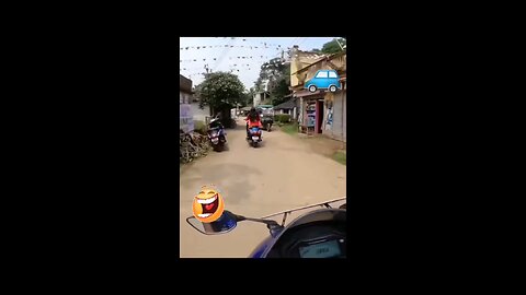 Girls in scooty 😂😄😁😁#funny