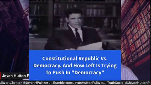 Constitutional Republic Vs Democracy