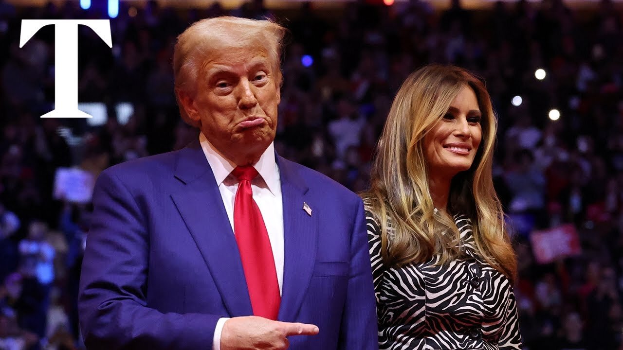 Melania Trump makes rare appearance at MAGA rally in New York