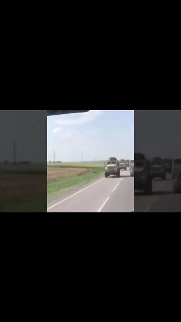 🇺🇲🇺🇦Column Of American-Made MaxxPro Armored Vehicles Transferred To Ukrainian Forces (Cannon Fodder)