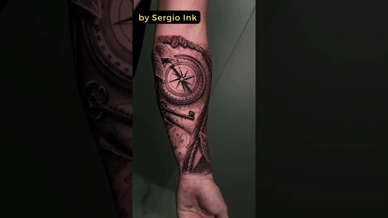 Stunning work by Sergio Ink #shorts #tattoos #inked #youtubeshorts