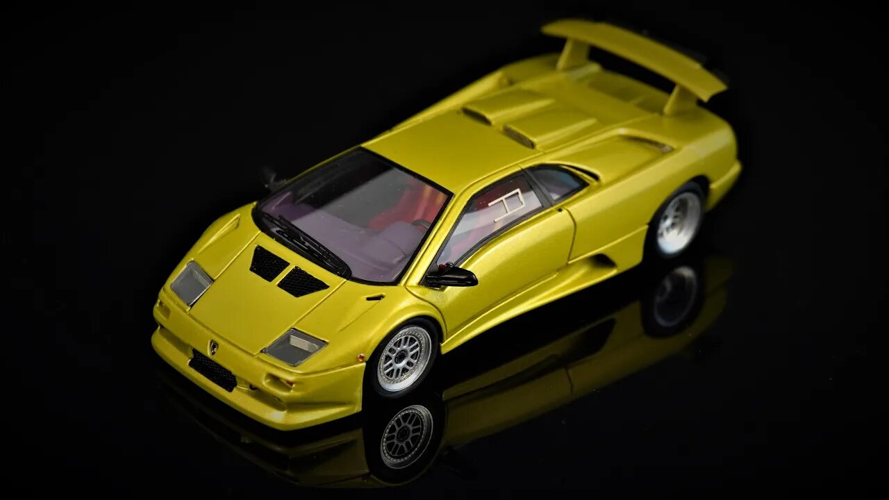 Lamborghini Diablo Jota, Private Order 3 P.O. 3 - MR Models 1/43 - 30 SECONDS REVIEW