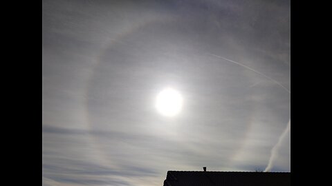 Halo around the Sun 11/11/2022