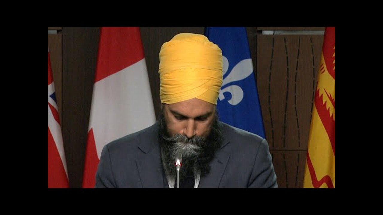 NDP leader Jagmeet Singh will NEVER be PM of Canada. EVER! I bet my seat in Heaven it won't happen!