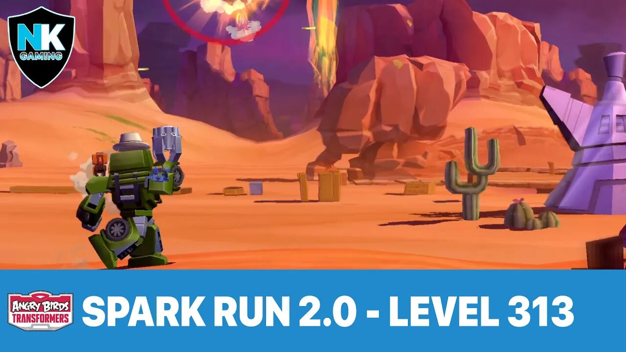 Angry Birds Transformers - Spark Run Series - Level 313 - Featuring Hound