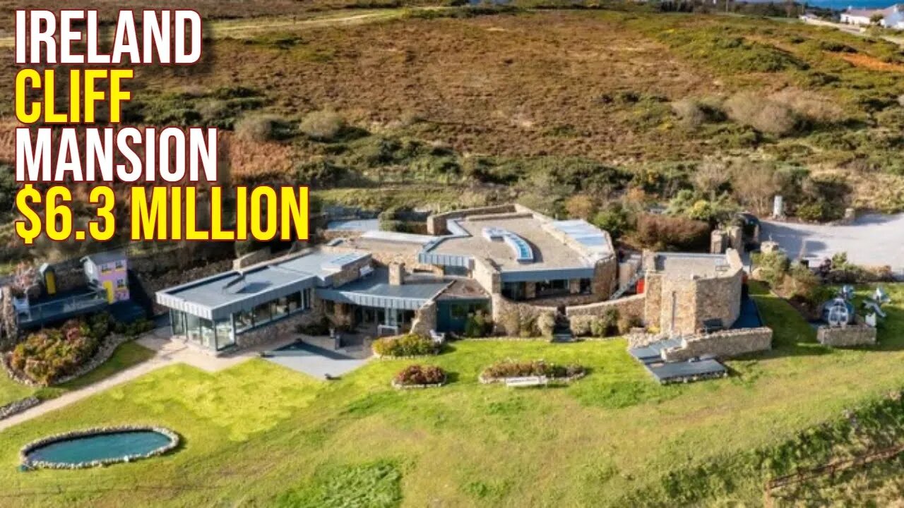 Explore $6.3 Million MAGNIFICENT Ireland Cliff Mansion