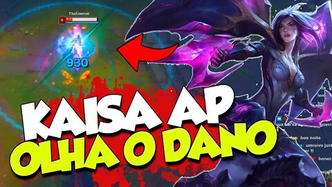 *KAISA FULL AP URF* DANO DO "W" FICA SUPER ABSURDO!