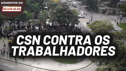 Empresa da CSN demite trabalhadores e nega comissão | Momentos