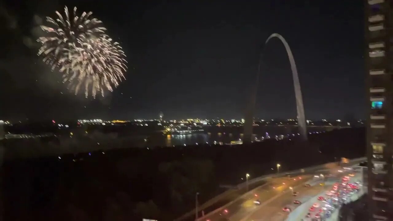 The Gateway Arch July 4th 2022