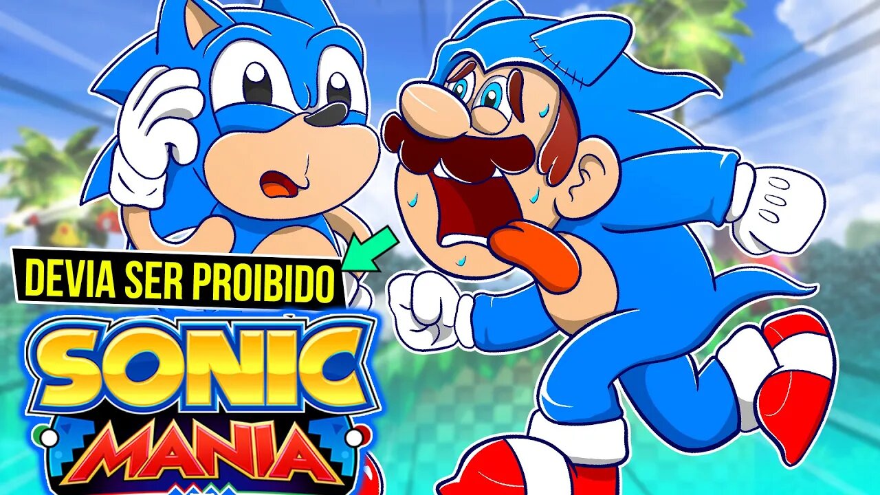 Esse SONIC MANIA DEVERIA ser PROIBIDO 😯| SONICVERSO