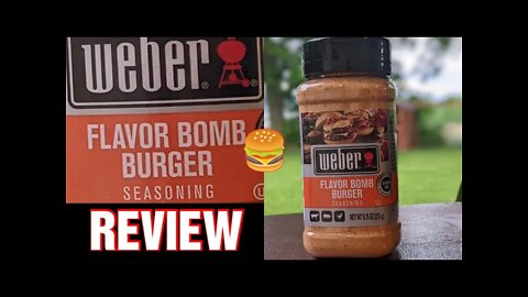 WEBER FLAVOR BOMB BURGER SEASONING REVIEW