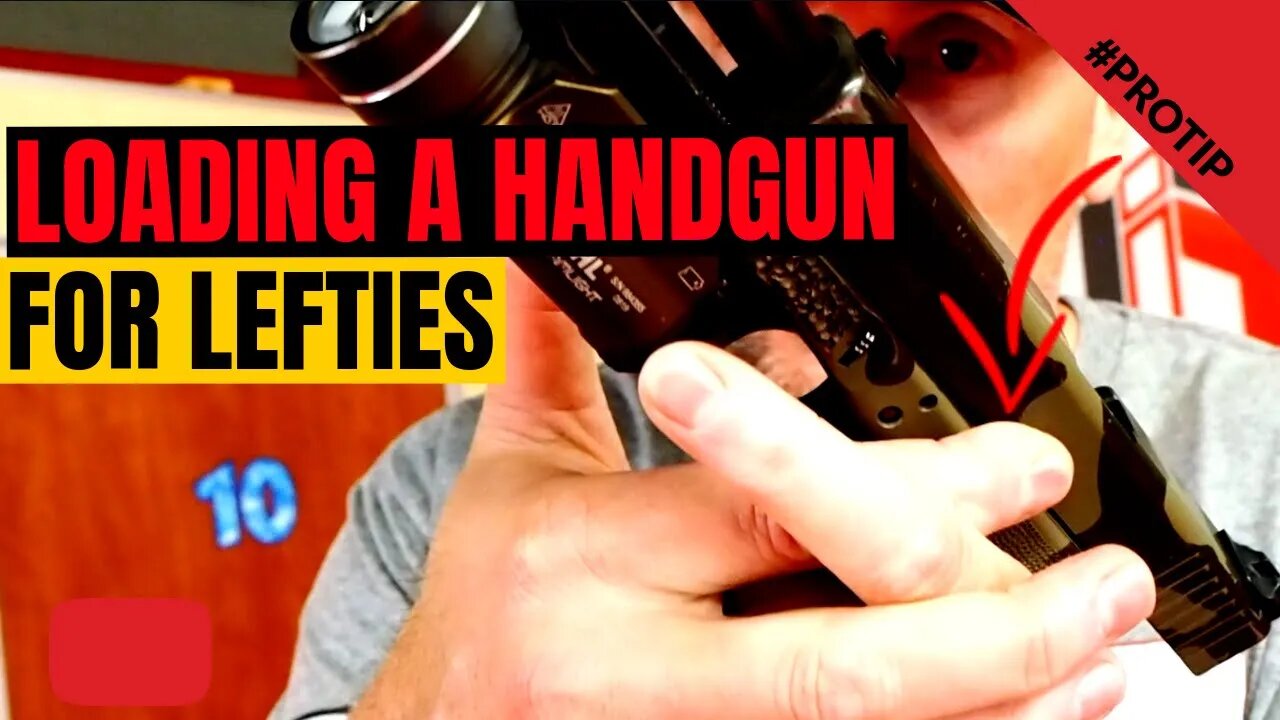 Handgun Manipulation For Left-Handers