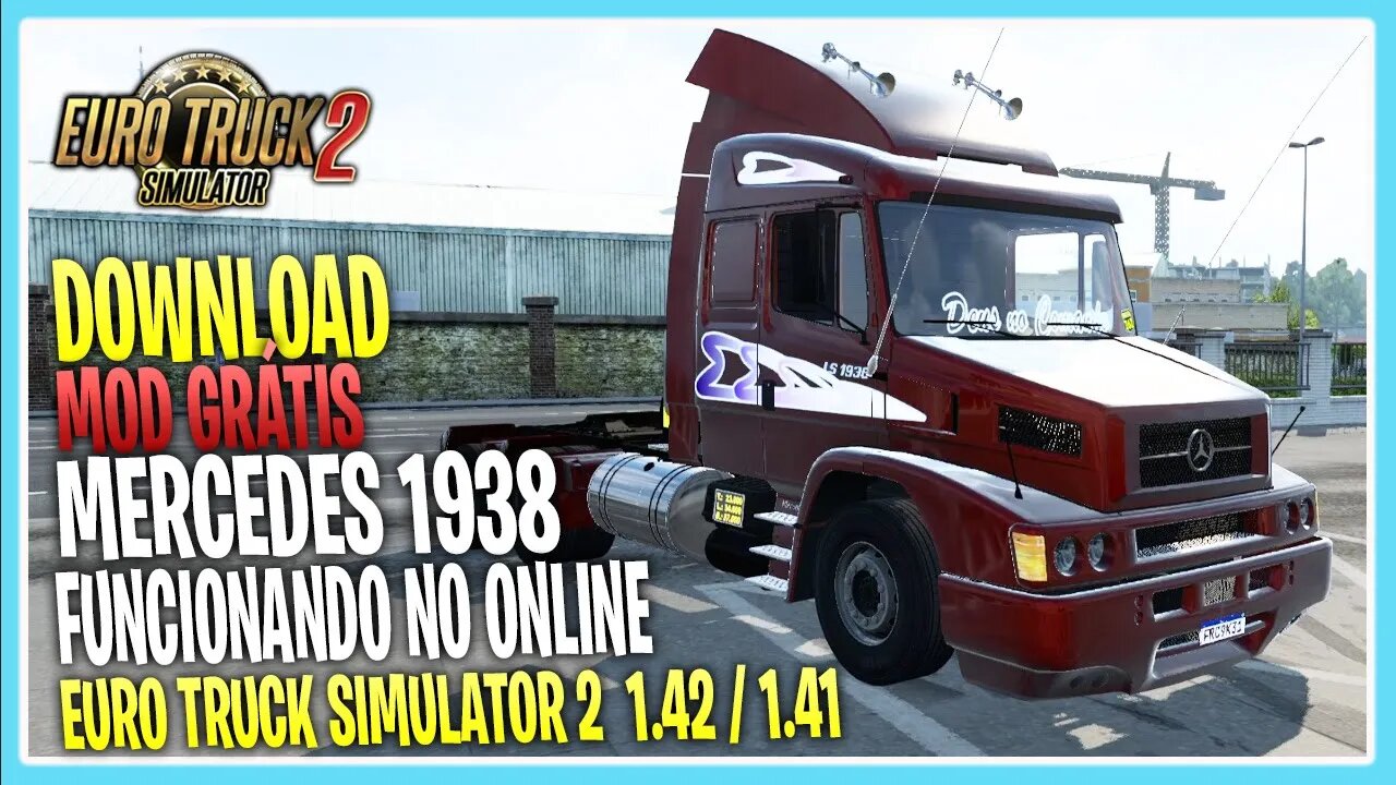 MOD MERCEDES BENS LS 1938 QUALIFICADO PARA EURO TRUCK SIMULATOR 2 1.42 1.41