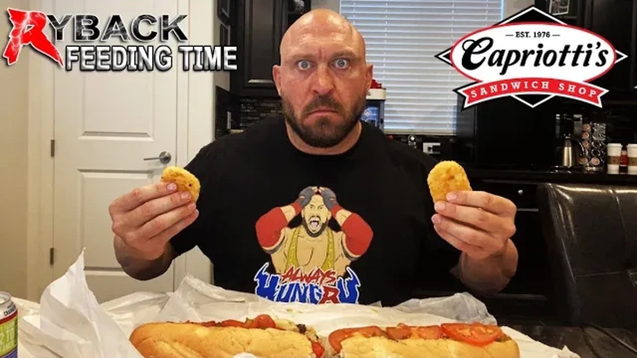 Ryback Feeding Time: Capriotti’s Monster 18 Inch Chicken Sub with Hash Browns