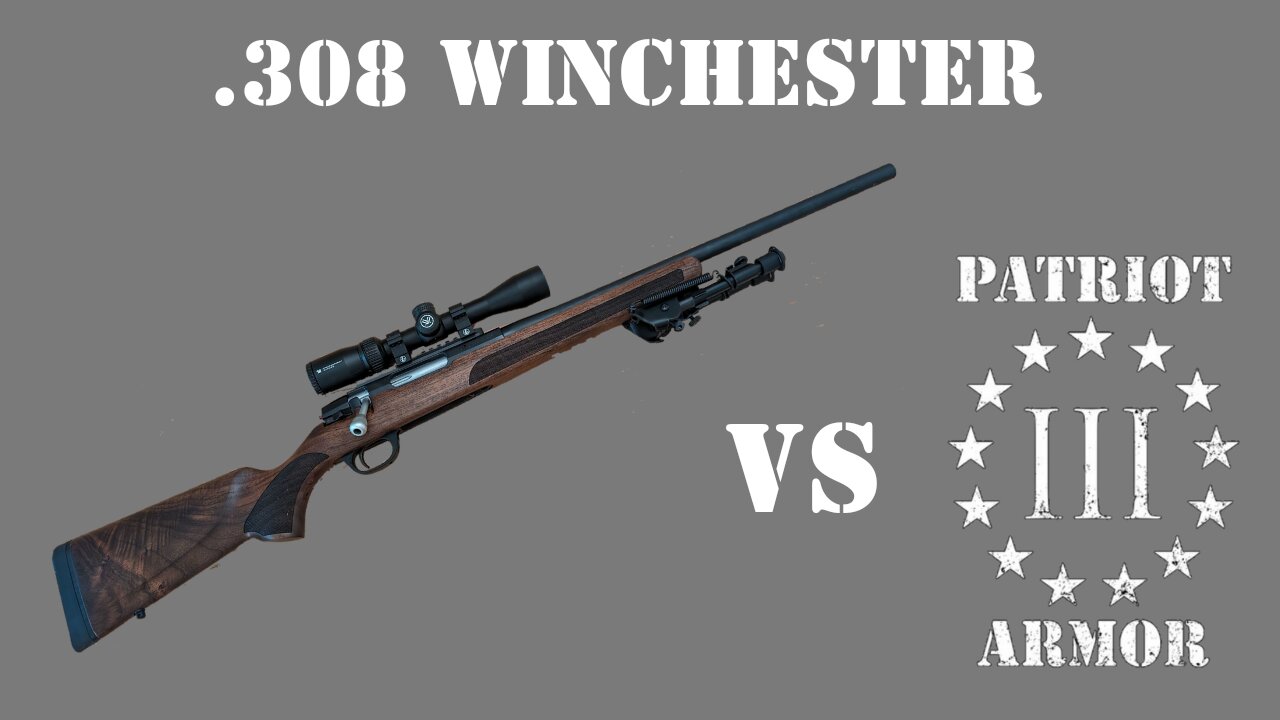 .308 Winchester vs Level 3 Steel Armor