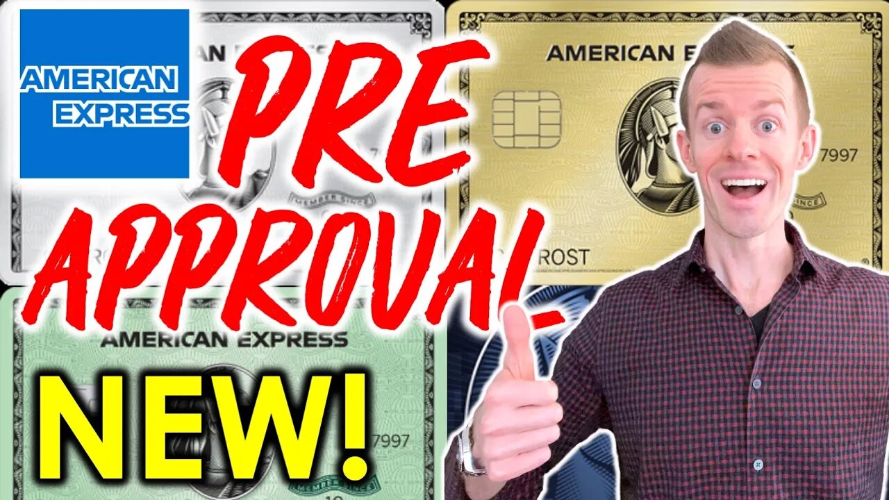 *NEW!* Amex Pre Approval Credit Card Application! (Amex Apply With Confidence feature)