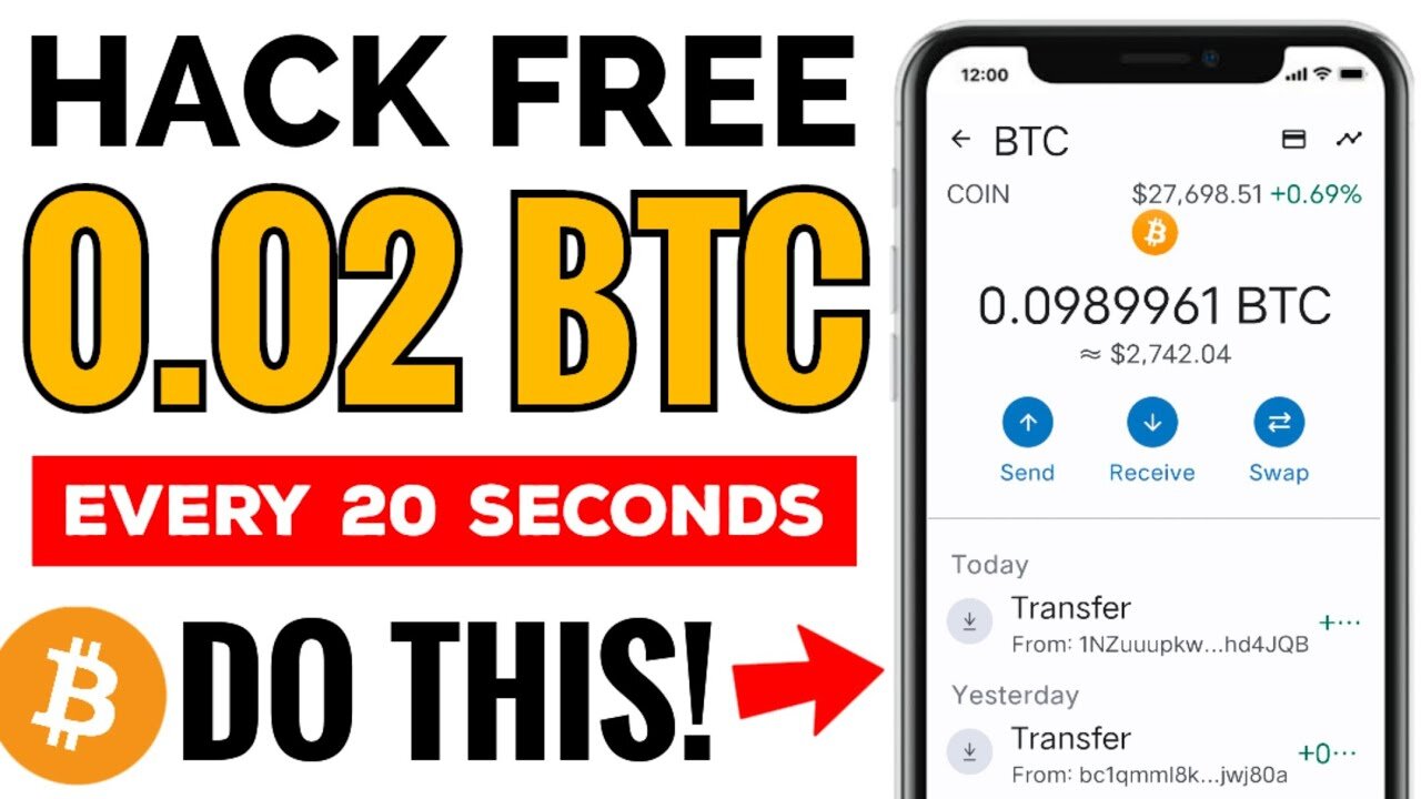 HACK FREE 0.02 BTC Every 20 Seconds | Do This Now ~ Secret Free Bitcoin Mining Site